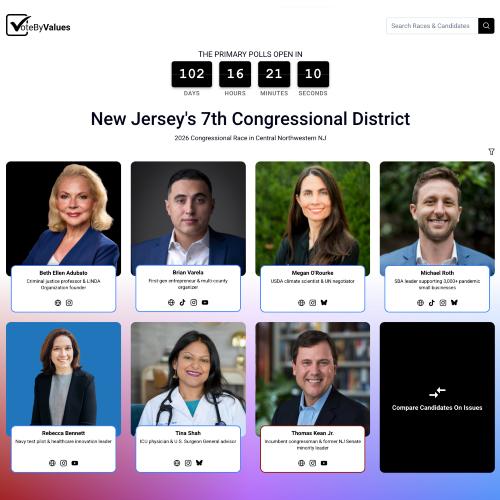 Image for VoteByValues.com